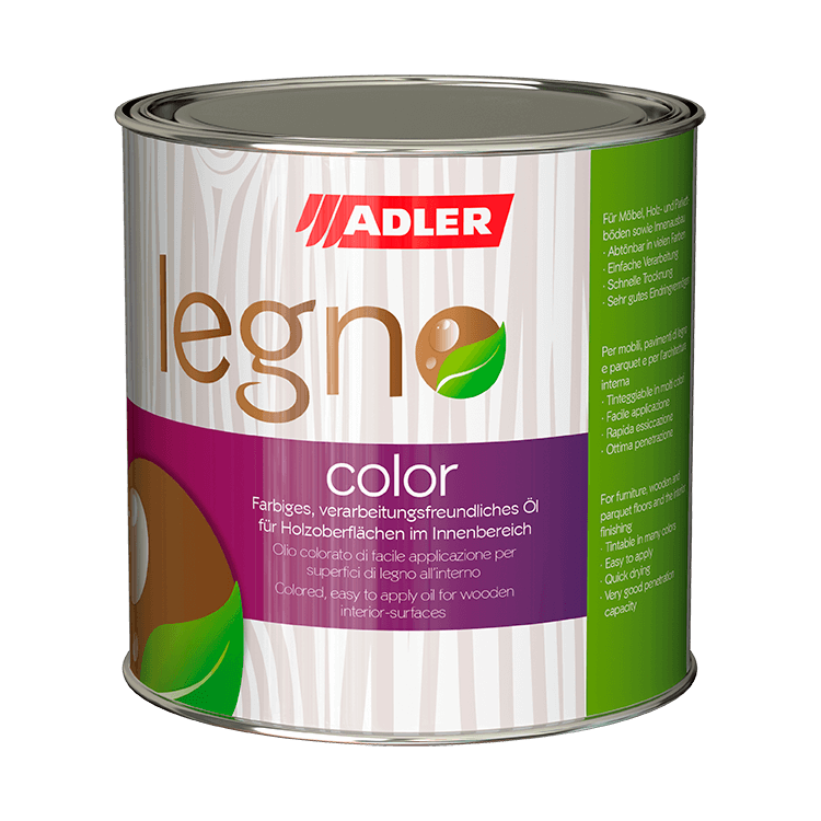 Цветное масло для внутренних работ Adler Legno-Color Адвокат 2.5 л